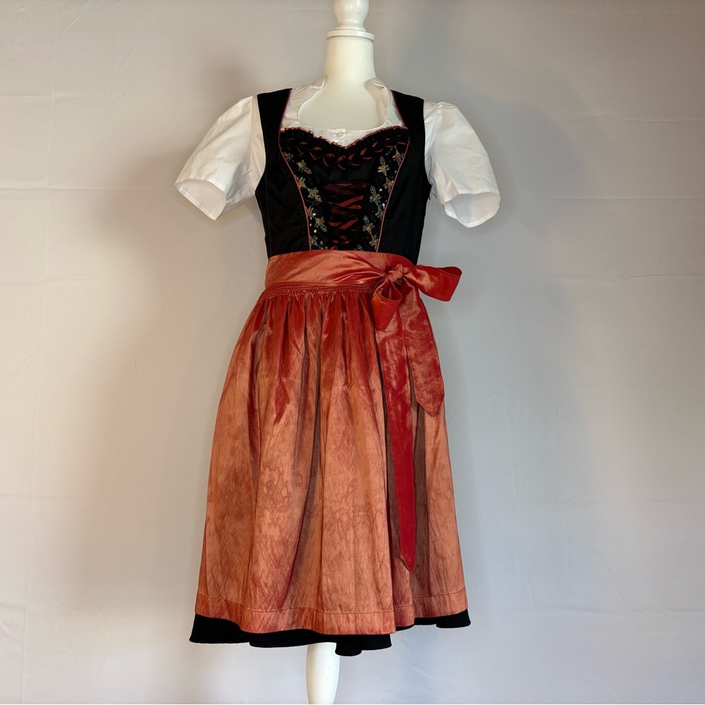 Authentic Oktoberfest Dirndl SetTramontana Luxury Dress, Blouse & Apron US 10-12